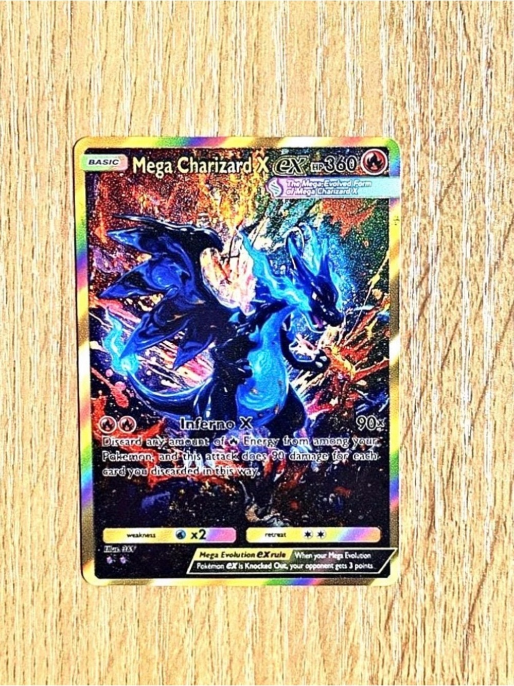 Mega Charizard x EX customized card